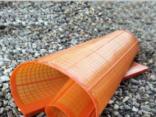 How to remove polyurethane sieve sieve surface clay accumulation