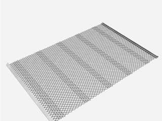 What causes the vibration screen to break?