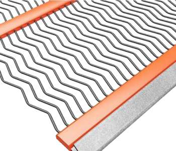 Wave Opening Self-cleaning Screen Mesh