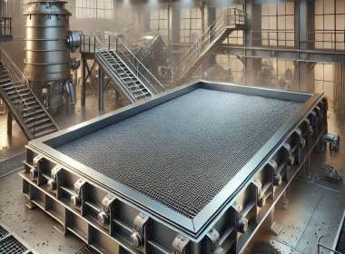 Vibrating screen manganese steel screen: a powerful assistant for efficient screening