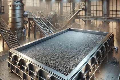 Vibrating screen manganese steel screen: a powerful assistant for efficient screening