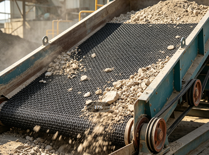 Sand and gravel screening