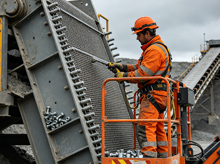 Maintenance Mining Screen