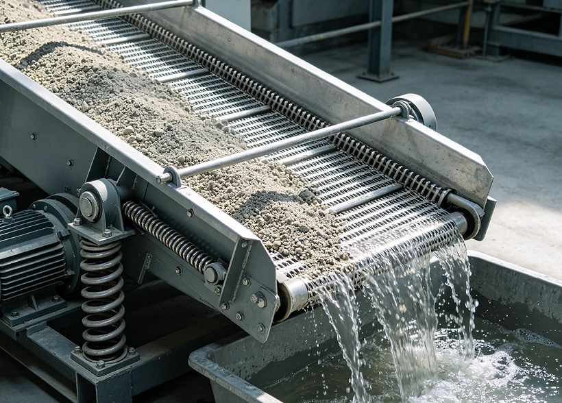 Dewatering and screening