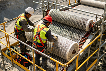 Ensuring Safety During the Installation, Replacement, and Maintenance of Mining Screens