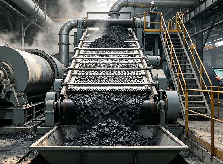 Application of Centrifugal Vibrating Screens Combined with High-Precision Welded Dewatering Screens in Coal Washing