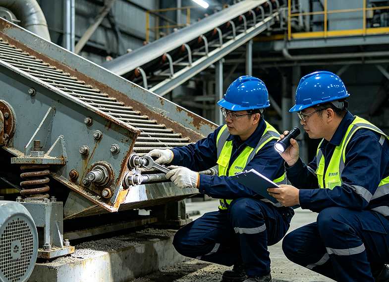 Vibrating Bar Screen Inspection
