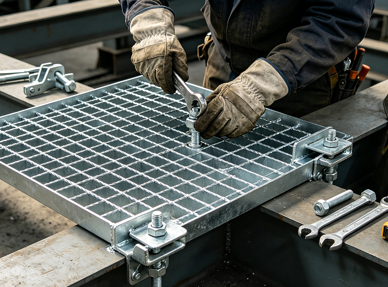 Steel Grating Mounting