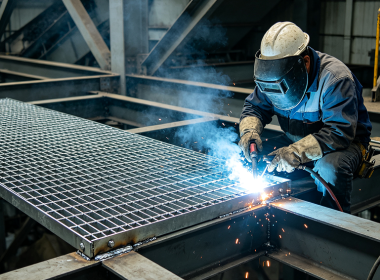Two Methods for Installing and Securing Steel Gratings: Welding and Fastening with Mounting Clips