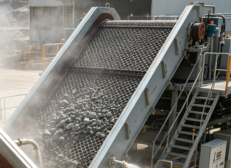 Structural Principles and Practical Mining Applications of Self-Cleaning Screens