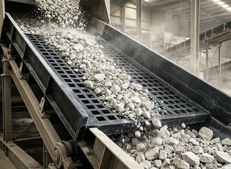 Rubber Screen Panels for Limestone Final Crushing: Noise Reduction & Impact Resistance Practical Guide