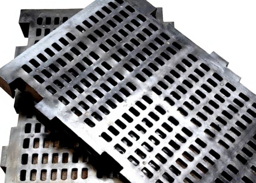Effect of Effective Open Area Ratio of Rubber Screen Plates on Screening Efficiency