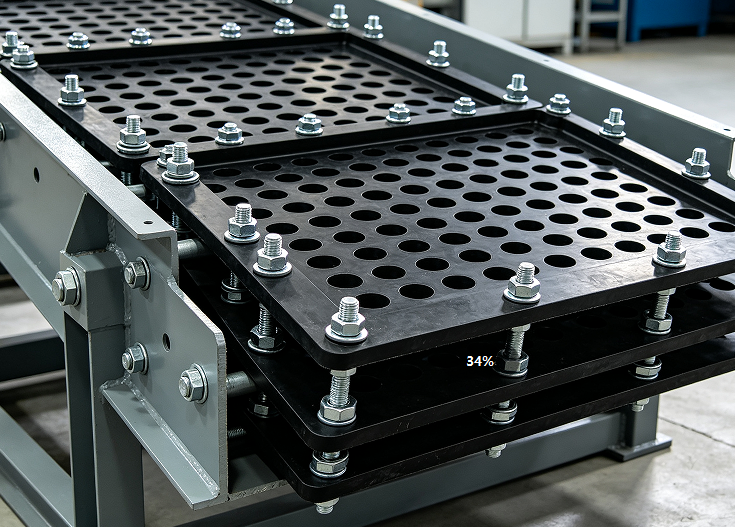 Comparative Analysis of Bolt-Fixed and Pin-Sleeve Rubber Screen Panels Installation