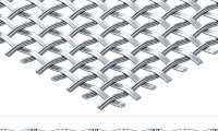 Double-wire Square Opening weave Screen Mesh