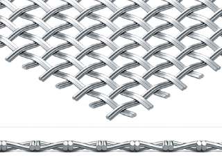 Double-wire Square Opening weave <font color=