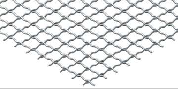 Double Intermediate Crimped Square Opening Woven Screen Mesh