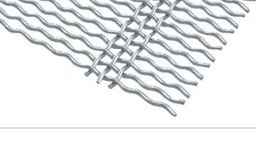 Double Intermediate Crimped Piano Wire Screen