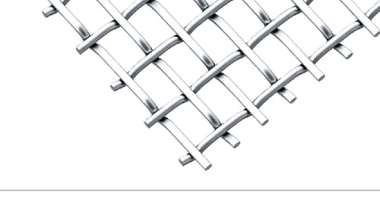 Flat-Top Slotted Opening Woven Screen Mesh