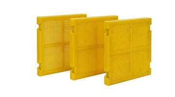 Polyurethane dewatering screen