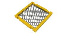 Modular Diamond-shaped opening Self-cleaning Screen Mesh