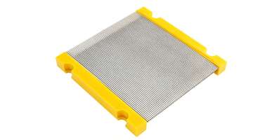 Modular PU‑edged wedge‑wire screen panel