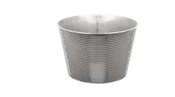 Wedge‑wire centrifuge basket