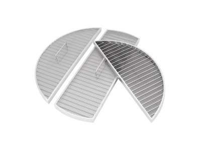Flat‑panel wedge‑wire screen