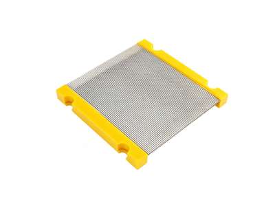 Modular PU‑edged wedge‑wire screen panel