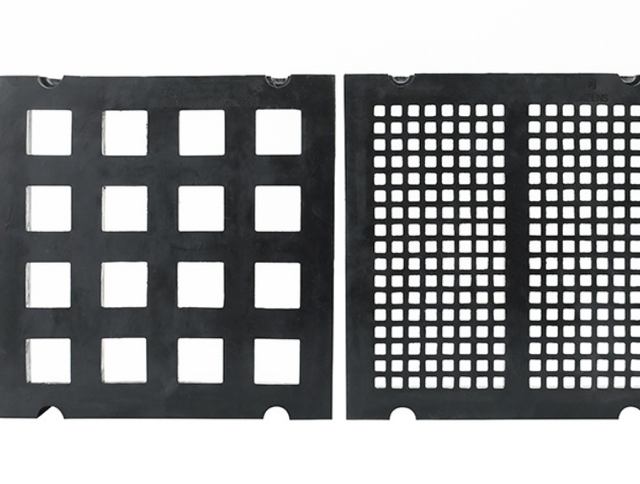 Design Scheme for Rubber Screens to Prevent Crystallization and Adhesion in Potash Mines