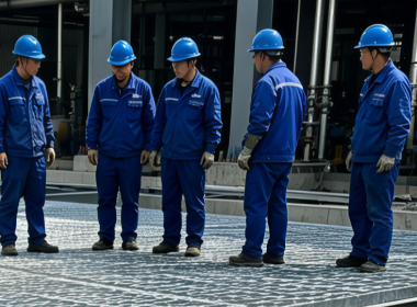 Selection and Fastening Methods of Steel Gratings for Conveyor Maintenance Walkways