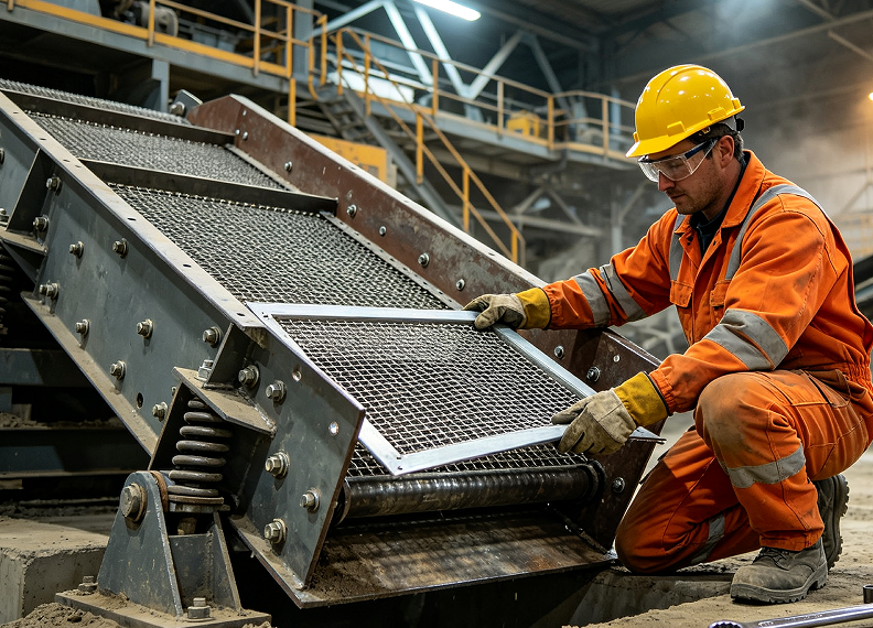 Mineral Screens Installation