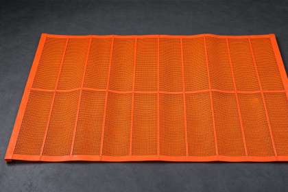 Combination of High-Frequency Vibrating Screens and Polyu...