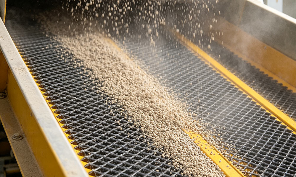 Optimal Aperture Shapes and Sizes for Self-Cleaning Screens Used in Screening Fine-Grained Materials