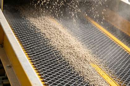 Optimal Aperture Shapes and Sizes for Self-Cleaning Screens Used in Screening Fine-Grained Materials