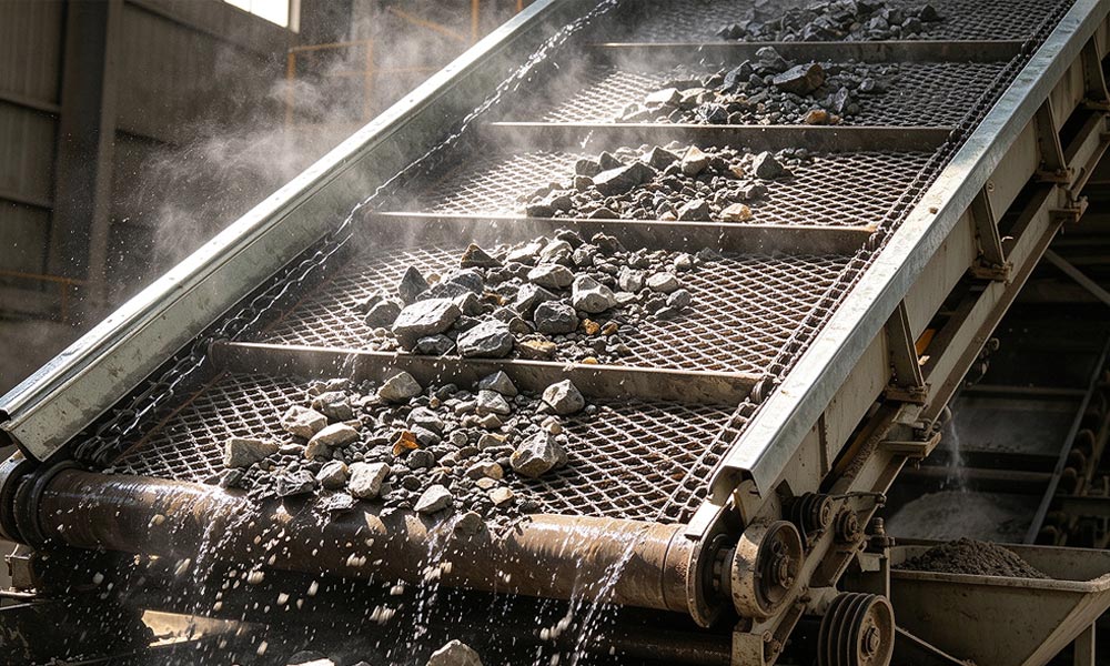 Self-Cleaning Screen in Mining