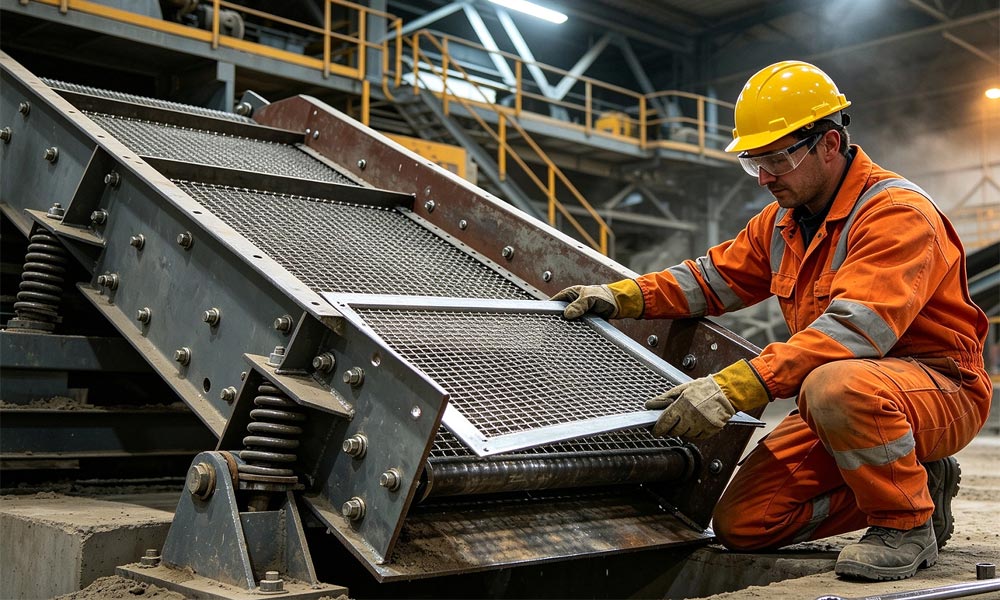 Correct Installation for Screen Mesh： Step-by-Step Guide for Mineral Screens