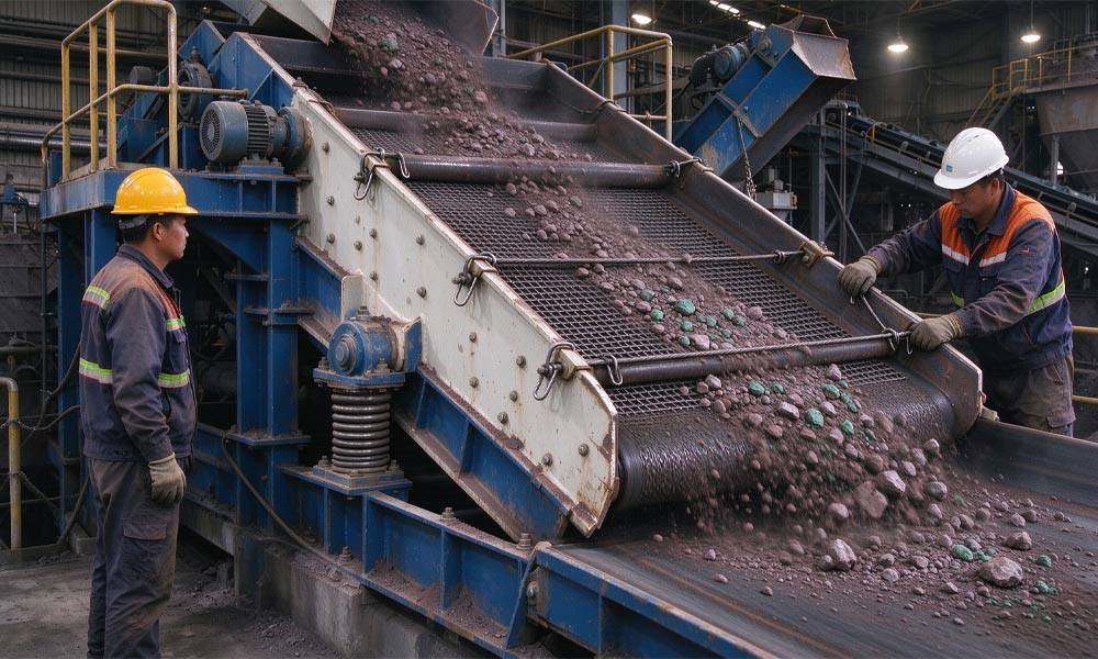square woven screen for copper ore
