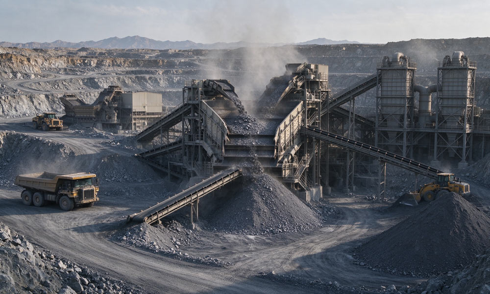 mining site